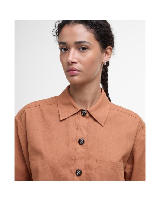 Barbour Brown Cary Shirt