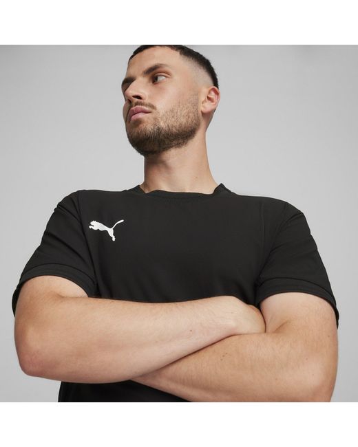 PUMA Black Teamfinal Jersey T-Shirt for men
