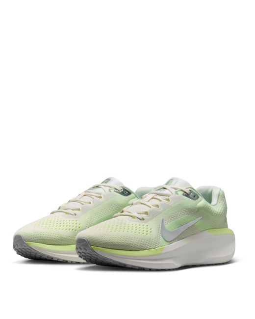 Nike Green Winflo 11 Road Running Shoes