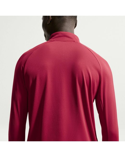 Nike Red Long Sleeve Performance Running Top for men