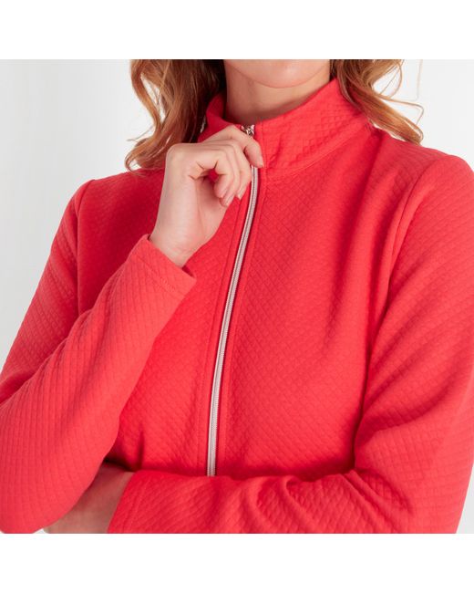 Calvin Klein Red Performance Moisture-Wicking Golf Jacket