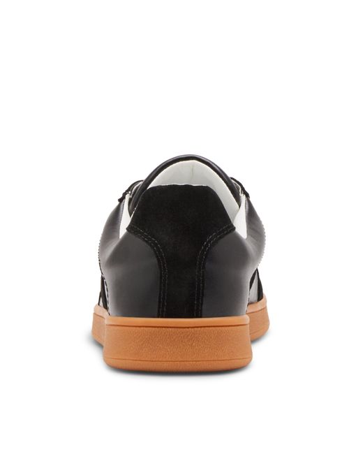 Steve Madden Black Waltor Court Low-Top Trainers for men