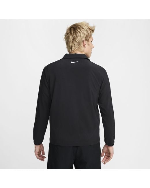 Nike Black Tour Repel Full-Zip Golf Jacket for men
