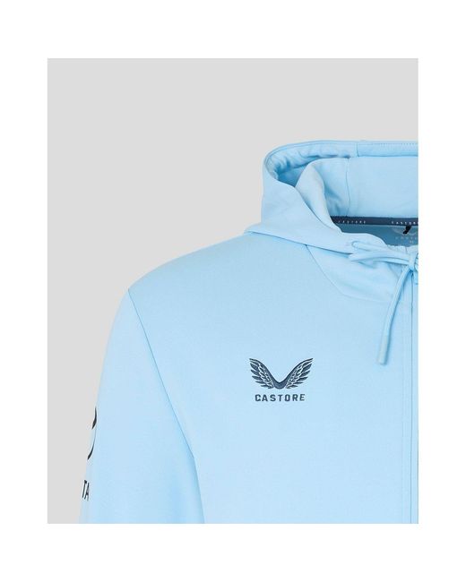 Castore Blue 26/27 England Cricket Performance Hoodie for men