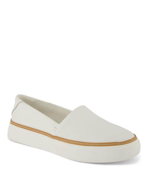 TOMS White Kameron Slip On Shoes