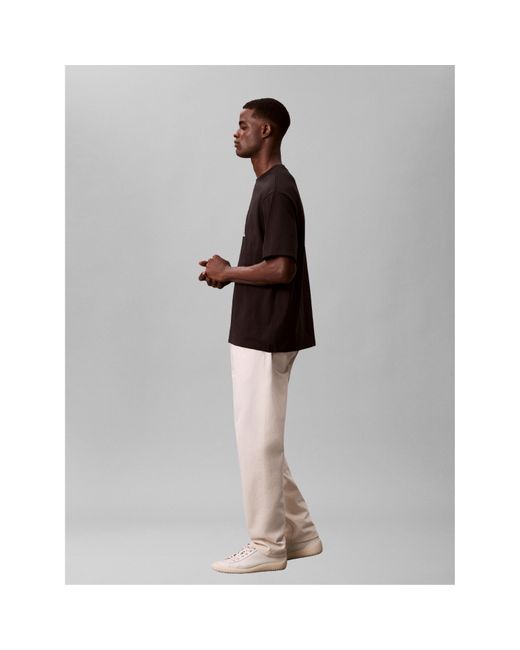 Calvin Klein Brown Tricolour Graph T-Shirt for men