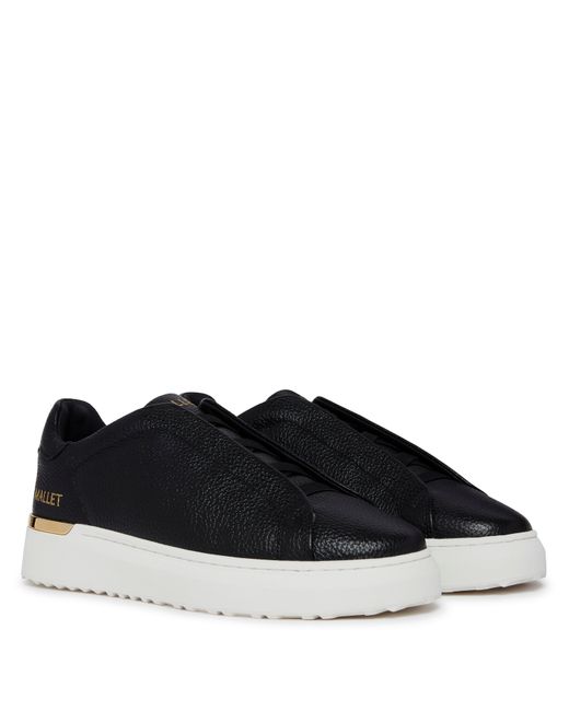 Mallet Black Grftr Elast Trainers for men
