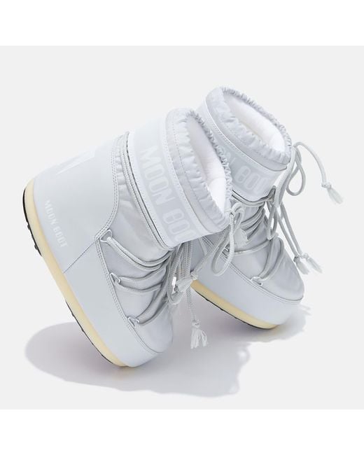 Moon Boot White Icon Low Boots for men