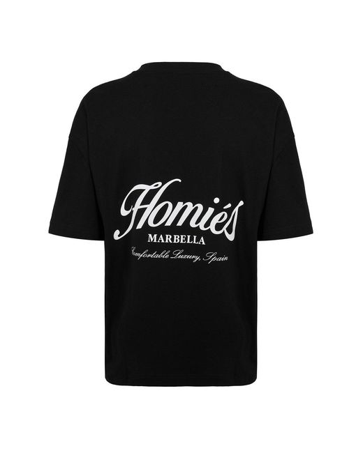 Homies Marbella Black Homies Essentials T-Shirt for men
