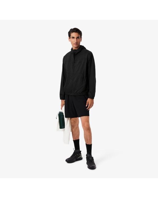 Lacoste Black Rainjacket for men