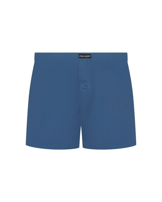 Lyle & Scott Blue Boxers for men