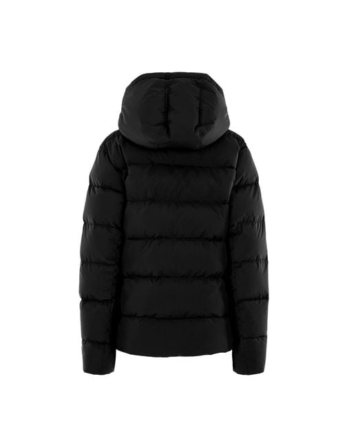 Pyrenex Black Spoutnic Water Resistant Duck Down Detachable Hood Short Puffer Jacket for men