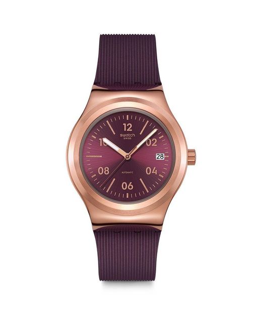Swatch Pink Sistem 51 Irony 52 52Mm Analogue Quartz Watch