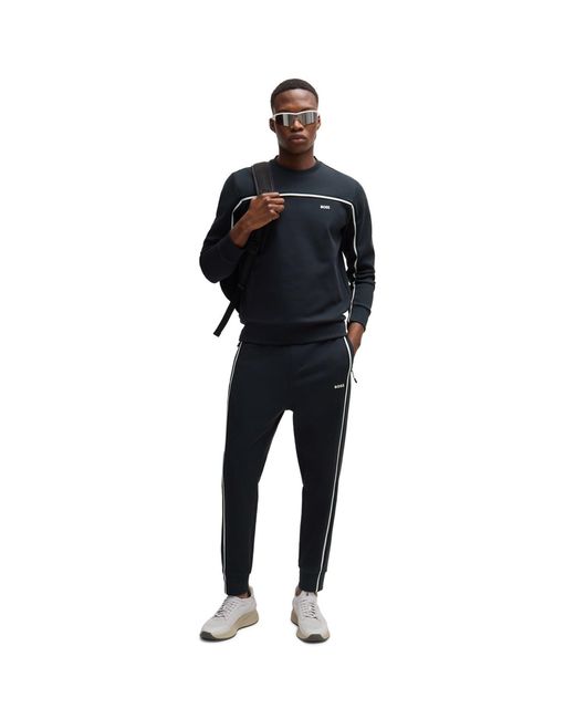Boss Blue Hbg Hadiko Jogging Bottoms, Elasticated Waistband for men