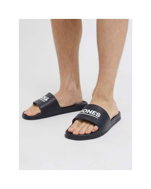 Jack & Jones Blue Ollie Flat Slider for men