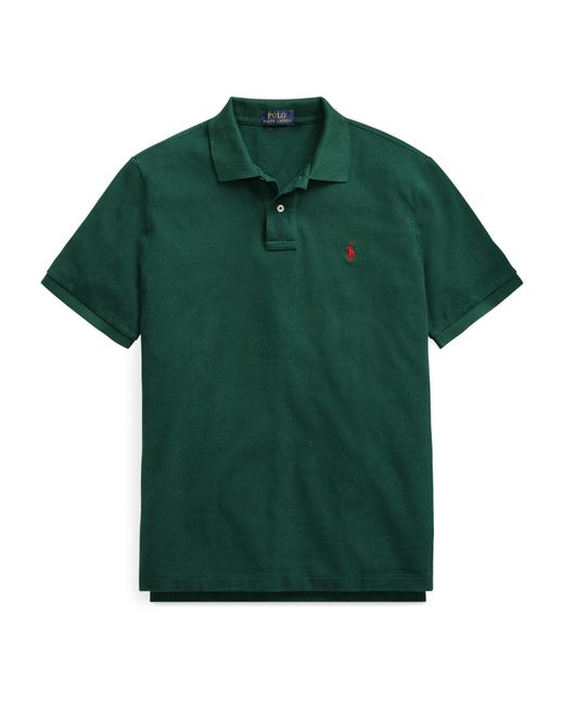 Polo Ralph Lauren Green Custom Slim Short Sleeve Shirt for men