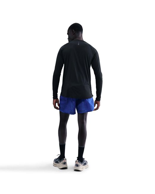 Nike Black Stride 5 Ls Tee Sn64 for men
