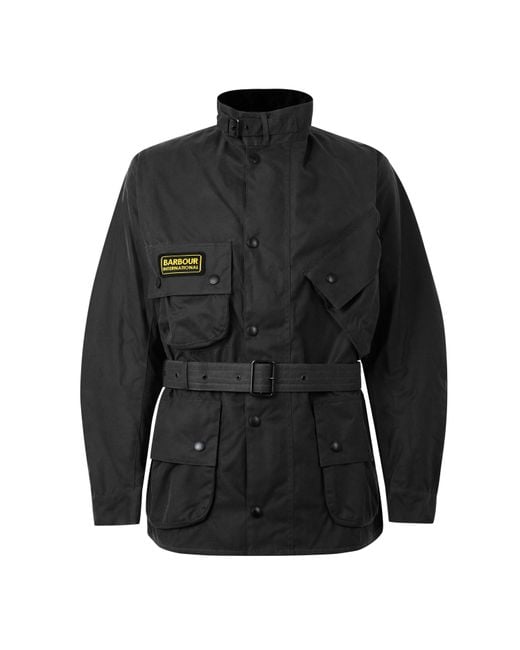 Barbour Black Original Waxed Jacket for men