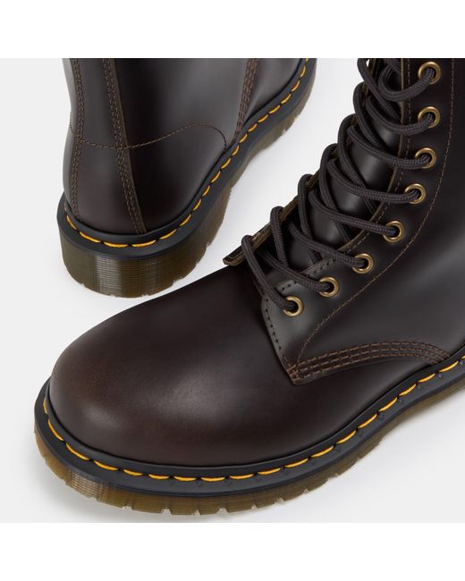 Dr. Martens Black 1460 Serena Faux Fur Lined Boots