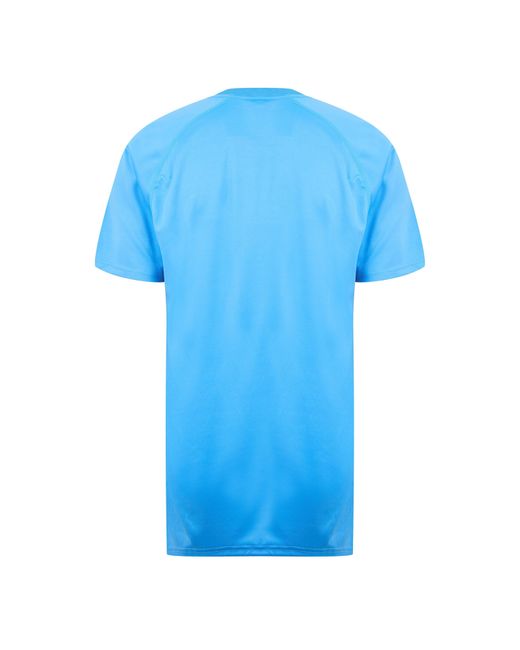 Source Lab Blue Sourcelab Manchester City Poly T-Shirt Adults for men