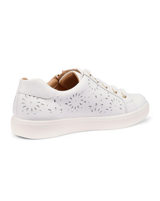 Hotter White Wonder Wide Trainers
