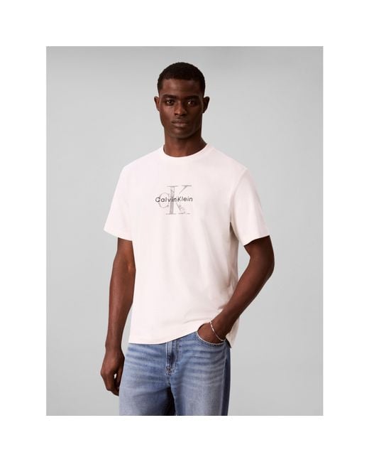 Calvin Klein White Ckj Distressed Mnlgo Sn64 for men