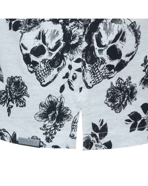 Firetrap Blue All Over Print Polo Top for men