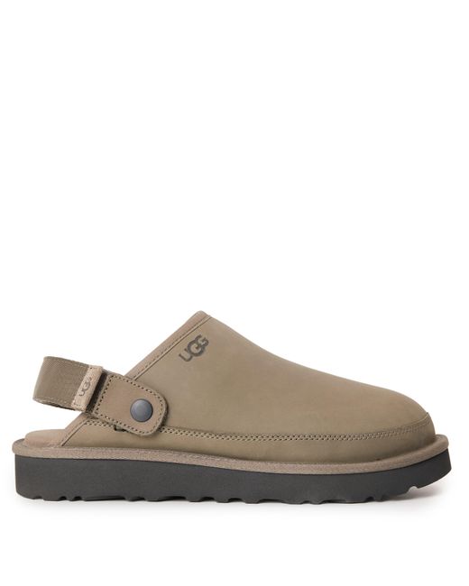 Ugg Brown Gldncoast Goldencoast Cotton Flat Mules for men