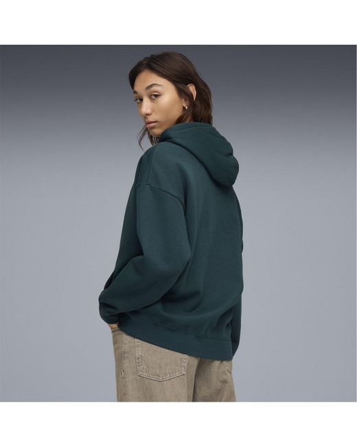 PUMA Blue Essentials Oversized Hoodie