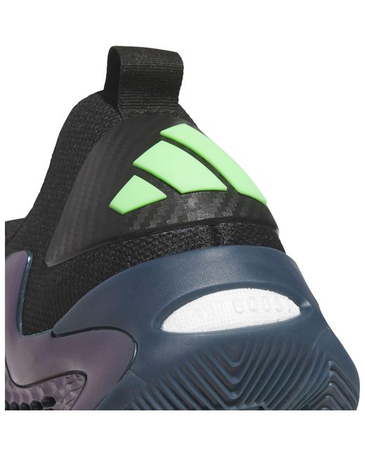 Adidas Blue Anthony Edwards 1 Low Basketball Trainers for men