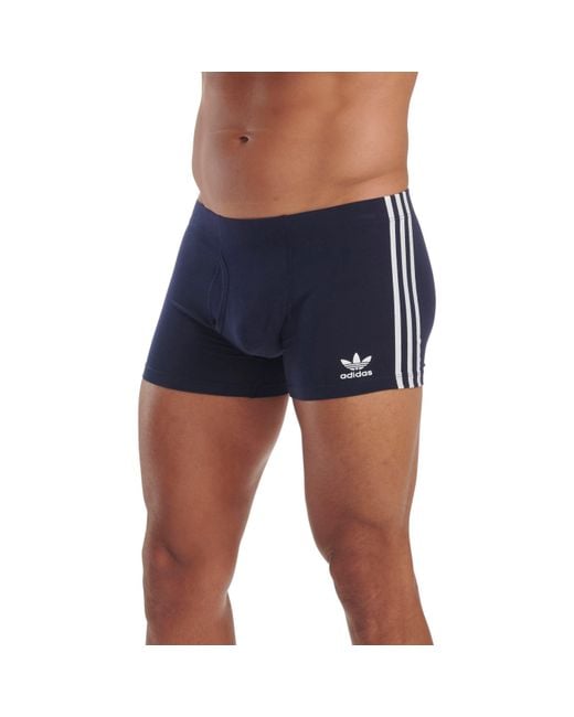 Adidas Originals White Originals 3-Pack Trunk for men