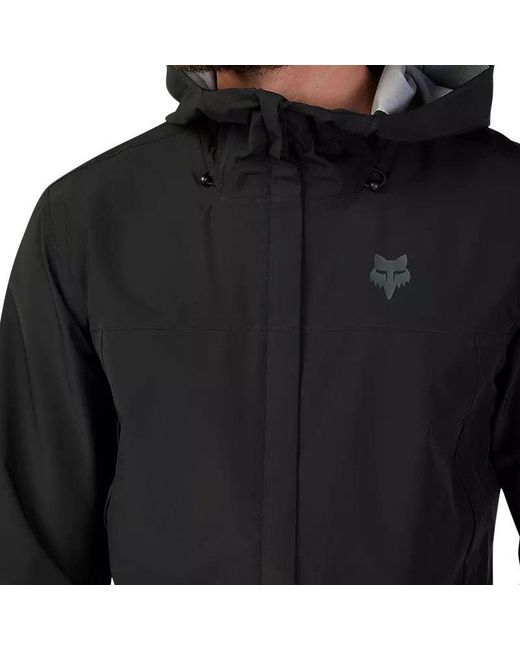 Fox Black Ranger Waterproof Performance Cycling Jacket for men
