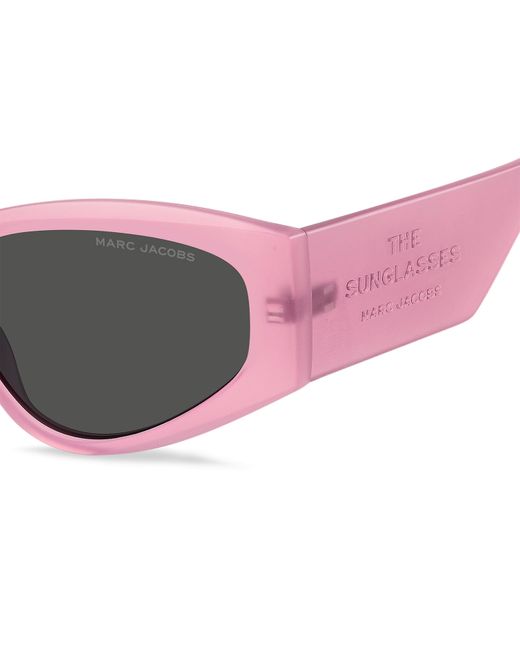 Marc Jacobs Pink Round Sunglasses