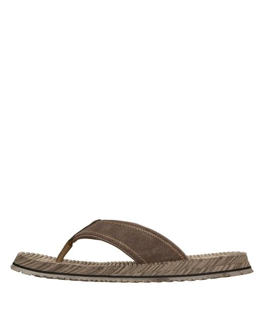Skechers Brown Flat Sandals for men