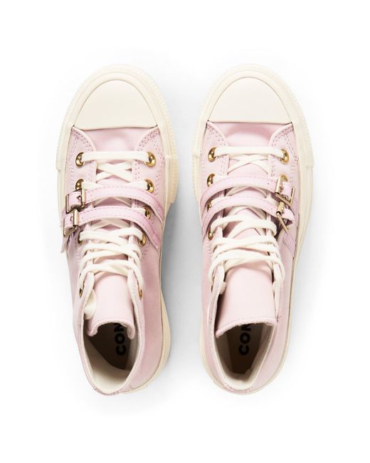 Converse Purple Chuck Taylor All Star Lif Canvas High-Top Trainers