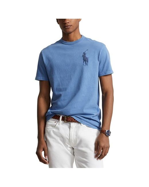 Polo Ralph Lauren Blue Big Pony T-shirt for men