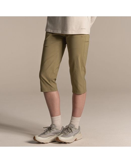 Craghoppers Natural Kiwi Pro Iii Cropped-Leg Trousers