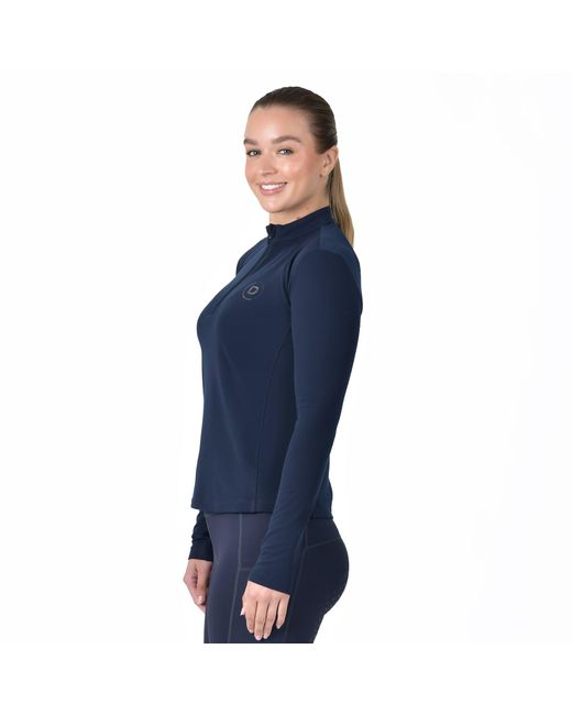 Dublin Blue Brushed Long Sleeved Mid Layer