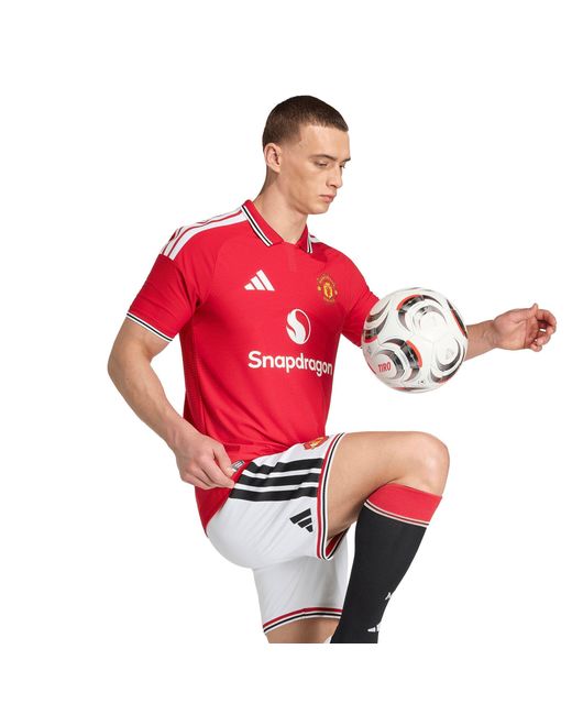 Adidas Red Manchester United Authentic Home Shirt 2026/27 for men
