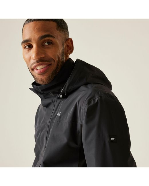 Regatta Black Matt Ii Waterproof Isotex Jacket for men