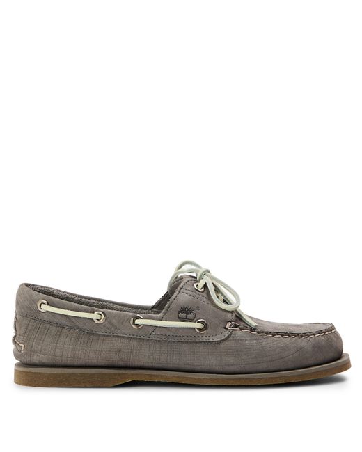 Timberland Gray Boat Shoes for men
