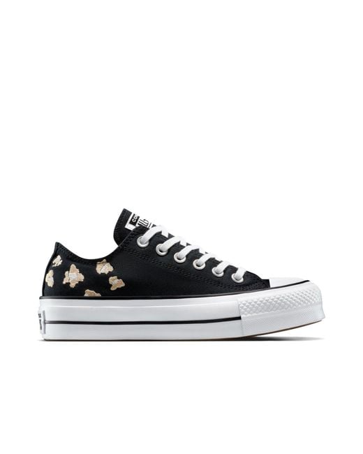 Converse Black Chuck Taylor All Star Lif Low-Top Trainers