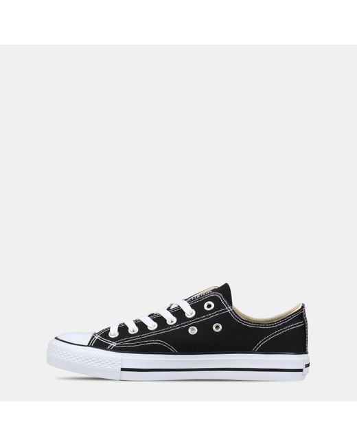SoulCal & Co California Black Canvas Low Ladies Canvas Shoes
