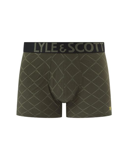 Lyle & Scott Green Lyle Lucian 3Pk for men