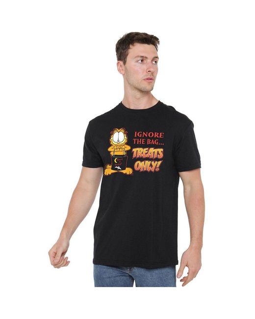 Garfield Blue Treats Only T Shirt