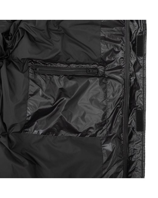 Loyalti Black Shadow Quilted Short Puffer Jacket for men