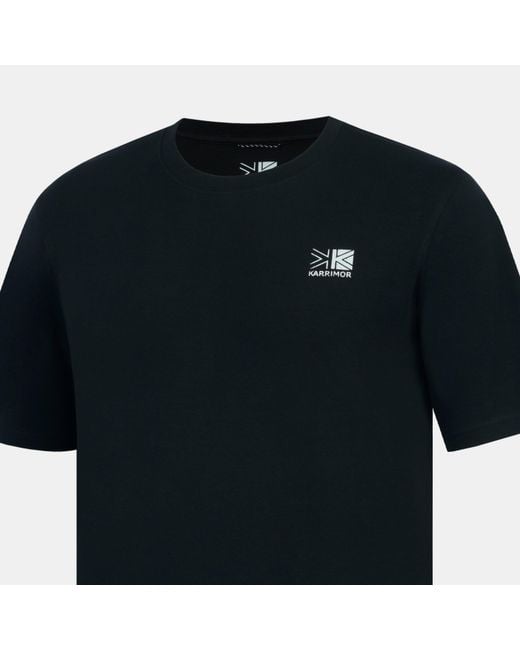 Karrimor Black Graphic Cotton Short Sleeve T-Shirt for men