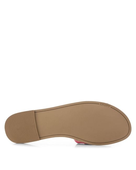 DKNY Pink Willow Flat Sandal