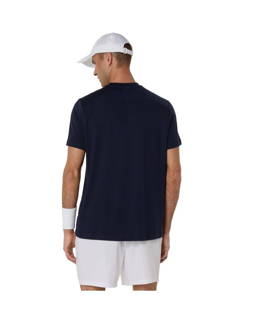 Asics Blue Court Ss Top T-Shirt for men