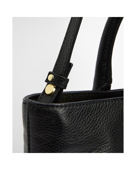 Barbour Black Birch Leather Tote Bag